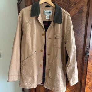 L.L. Bean Lightweight Tan Barn Jacket